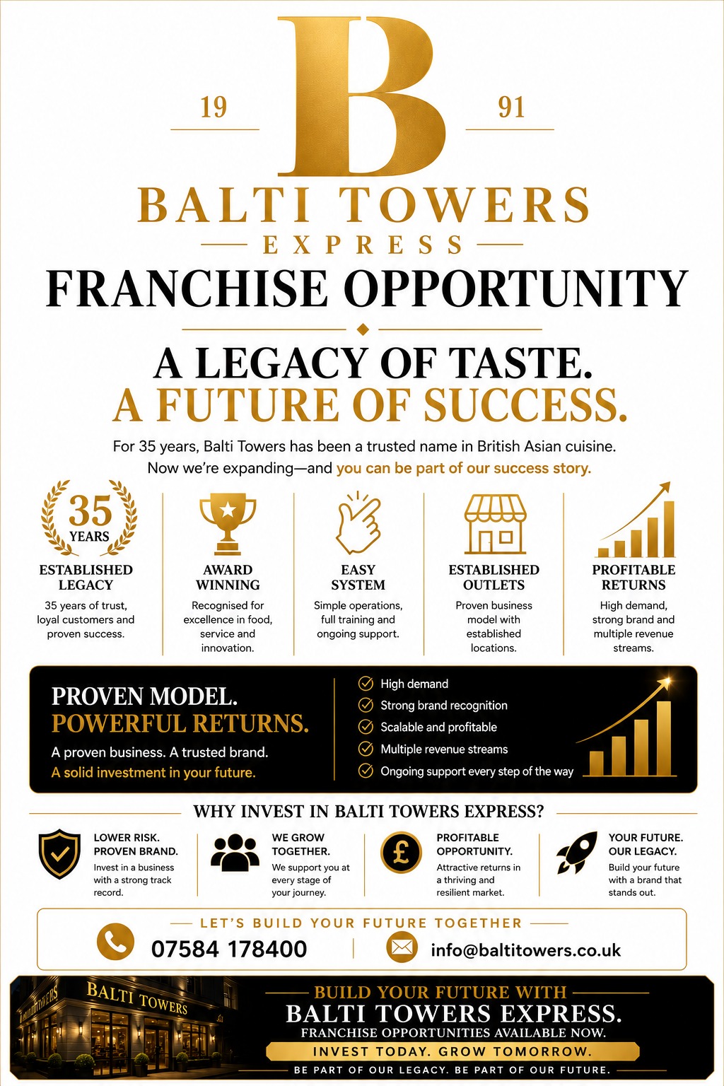 Balti Towers Franchise
